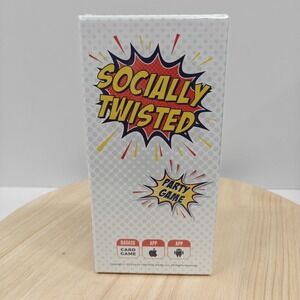Socially Twisted Party Card Game 250 Cards Adult 17+ Funny Storytelling Game New